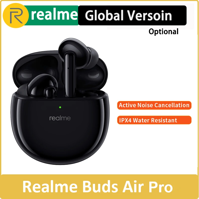 Новинка наушники Realme Buds Air Pro TWS Bluetooth 5 0 активное шумоподавление микросхема realme S1