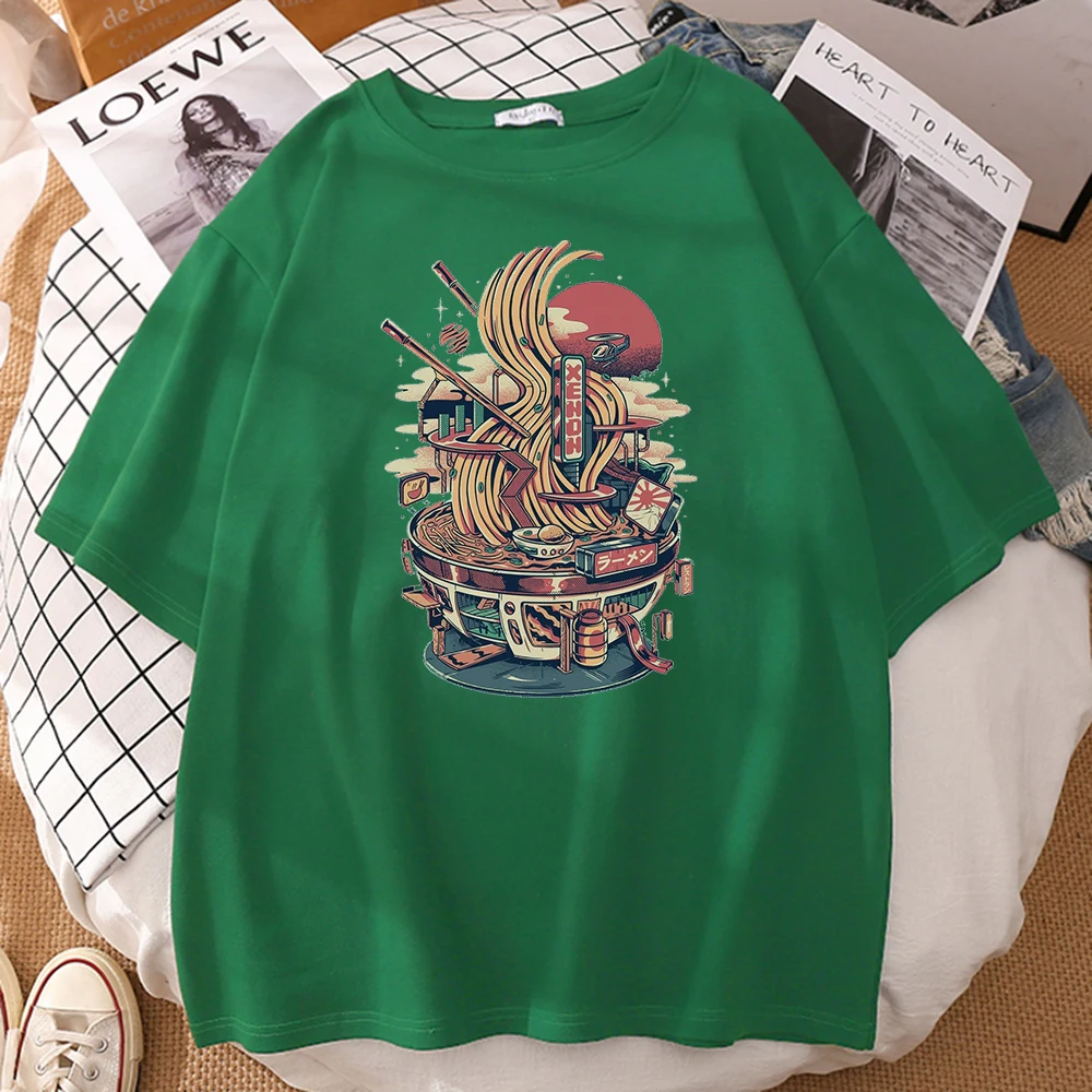 Очень большой горячий горшок чаша принт Мужская футболка больших размеров