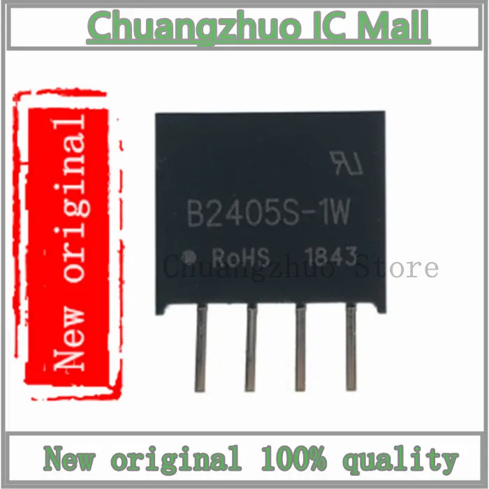 

10PCS/lot B2405S-1W SIP-4 B2405S SIP4 B2405 2405 DC / DC 24V to 5V isolated power module IC Chip New original