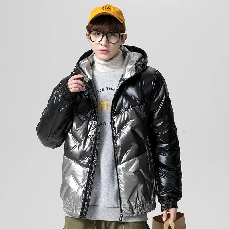 

Mens Winter New Fashion Exquisite Down Jacket Male Warm 90% White Duck Down Coat Clothes