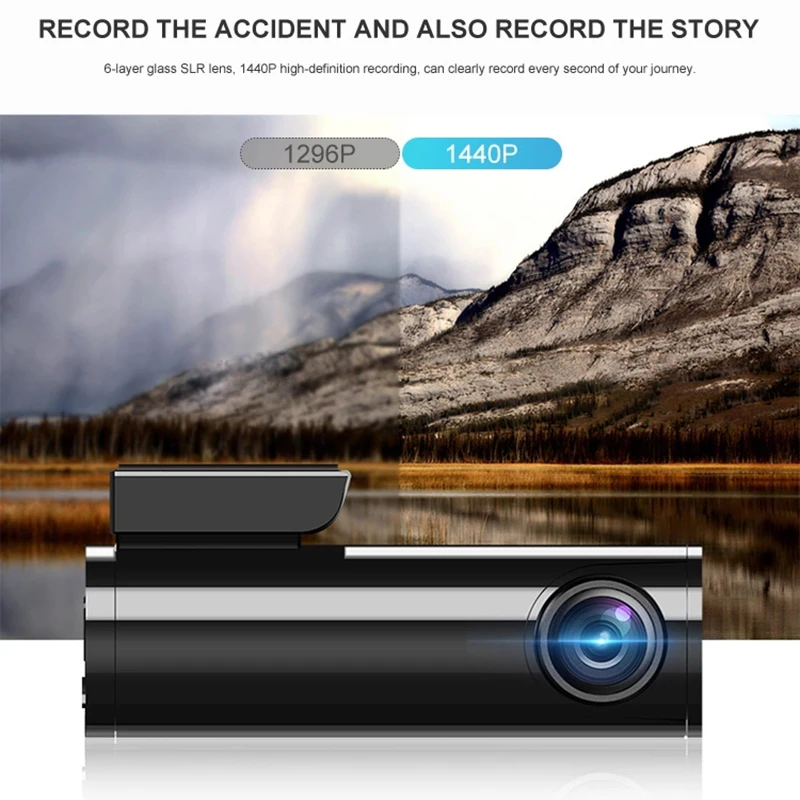 Мини-видеорегистратор AZDOME BN03 скрытый QHD 1440P с Wi-Fi GPS | Автомобили и мотоциклы