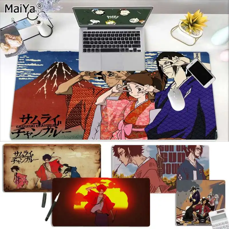 Maiya японский меч самурая шампло индивидуальные коврики для мыши компьютерный