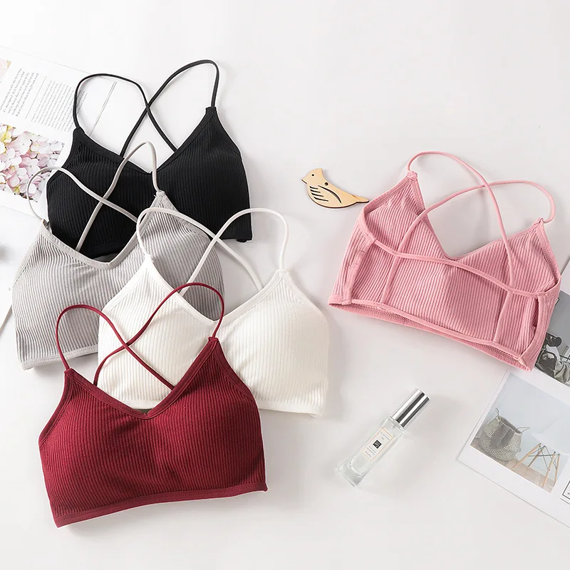 Сексуальный бюстгальтер женский топ-труба бесшовное нижнее белье с красивой