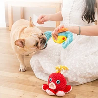 fleece animal shape dog toys for small large dogs cat plush pet puppy squeaky chew bite resistant toy pets accessories supplies