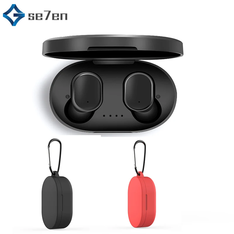 TWS наушники Bluetooth 5 0 для Xiaomi Mi Redmi AirDots беспроводные с чехлом переноски