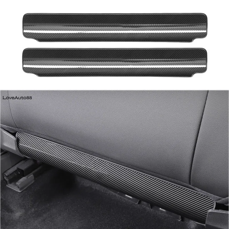 Car Stainless steel seat cover anti-kick cushion backrest board Car Accessories For Volkswagen VW Jetta MK7 2019 2020 2021