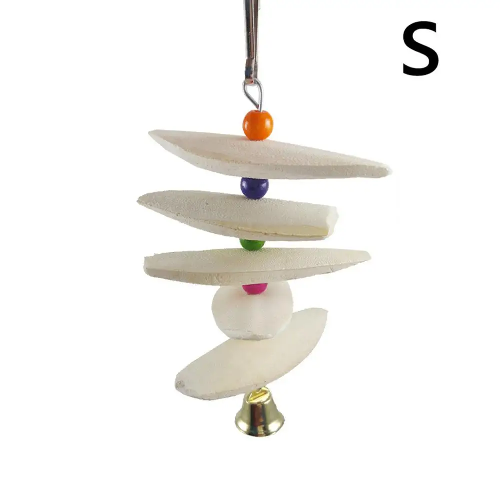 Каракатица кость попугай жевательная игрушка колокольчик поставка кальция