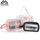 Сумка-косметичка Mosodo, 3 шт.компл., из ПВХ, матовая, прозрачная, из искусственной кожи