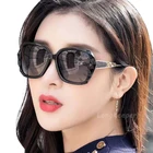 Солнцезащитные очки кошачий глаз женские, роскошные темные очки с градиентом, в классическом ретро стиле UV400, черные, оверсайз