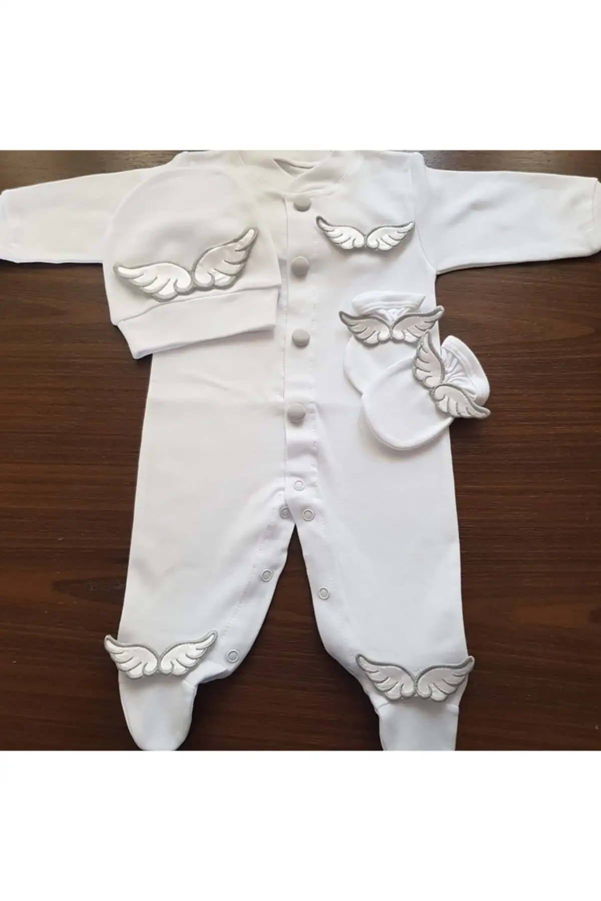 

Three Dimensional Luxury Angel Wing Baby Sleeping Bag Set Mommy 0-3 Months