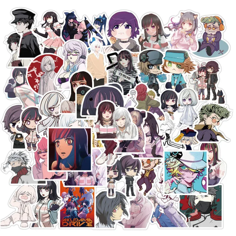 

10/30/50Pcs/Set Japanese animation evil jade Graffiti Waterproof Skateboard Travel Suitcase Phone Laptop Luggage Stickers Cute