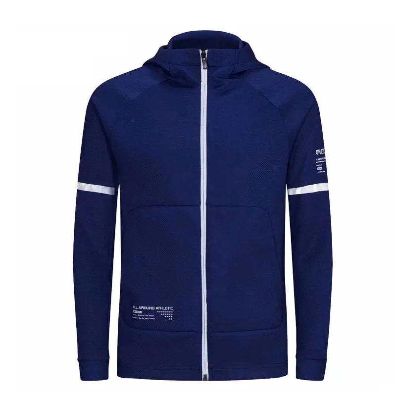 

Autumn Winter New Leisure Sports Jacket Men's Fitness Long Sleeve Running Hooded Unisex Loose Hoodies Sweatshirts Training Suit