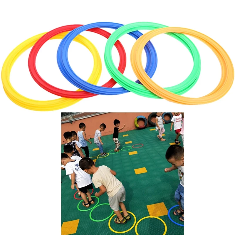 

Assembly Rings Developing Jumping Toy Movement Ability Training Outdoor Game Kids Assembly Rings Movement Toy for Children