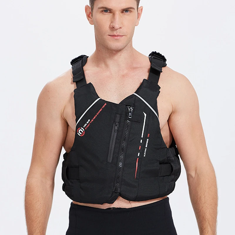 

New Professional PVC Sailing Water Skiing Kayak Life Jacket Vest Swimming Boating Surfing Outdoor Sports Safety Life Jacket