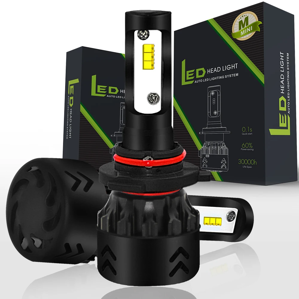 Icesnake светодиодные лампы для фар светодиодсветодиодный H4 H7 H11 H1 9005 9006 HB3 HB4 Lumi LED s ZES
