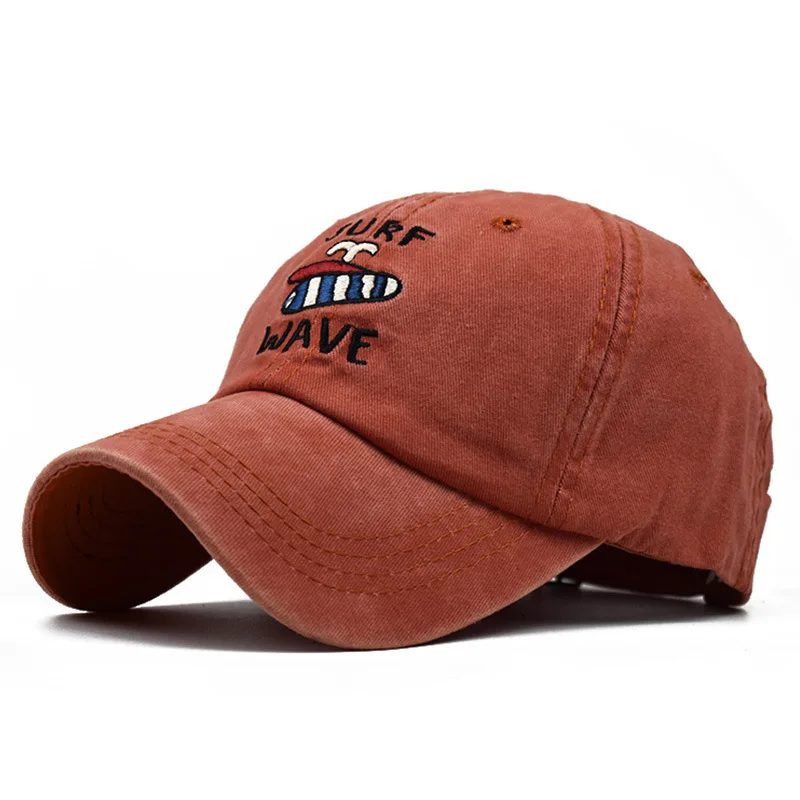 Новая бейсбольная кепка с волной для серфинга мужчин и женщин Мужская Спортивная