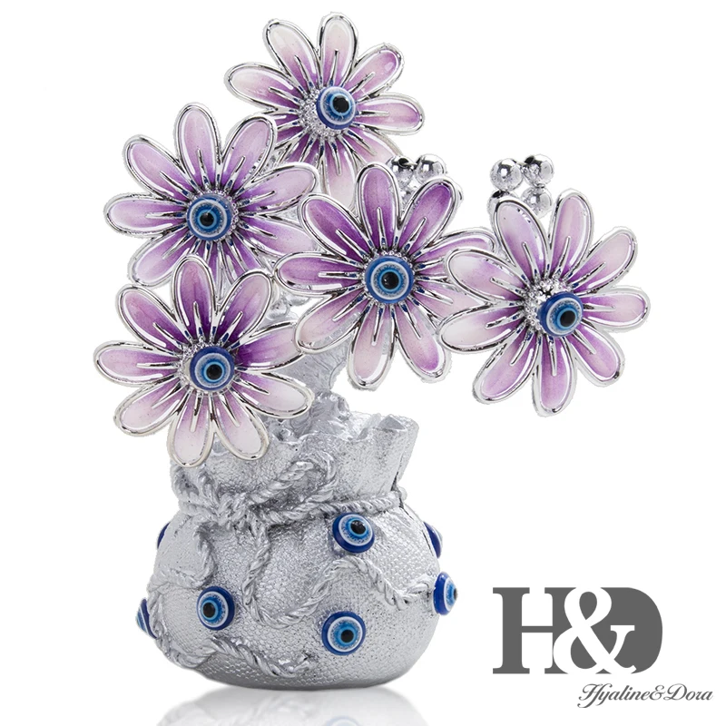 Статуэтка дерева H & D Fengshui Lucky Турецкая синего сглаза защита денег кошелек