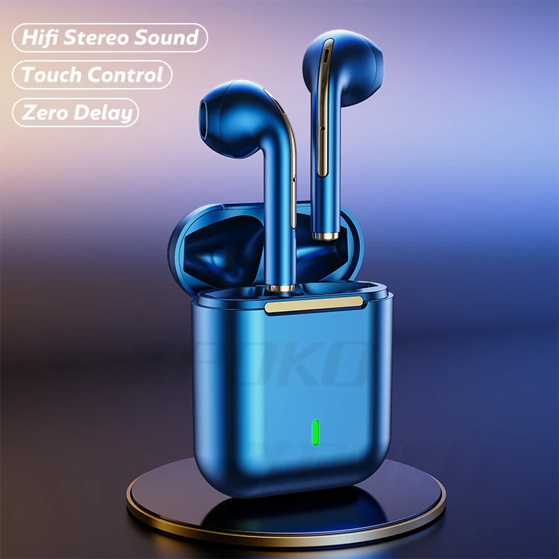 

TWS Bluetooth 5.0 Earphones Touch Control Wireless Headphones Sport Gaming Waterproof Headset With Mic HiFi Earbuds In-Ear Music