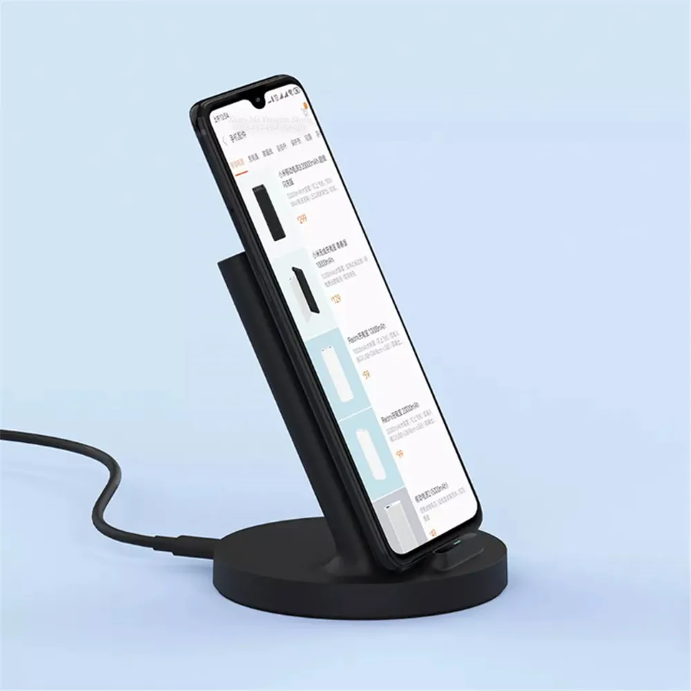 xiaomi vertical wireless charger 20w max flash charging qi compatible multiple safe stand horizontal for mi 9 20w mix 2s 3 free global shipping