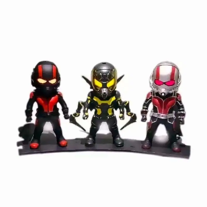 

Светящаяся кукла «Муравей» Disney Marvel Q Version, Подвижная кукла, Коллекционная модель, украшение для автомобиля, аксессуары, подарок для мальчика,...