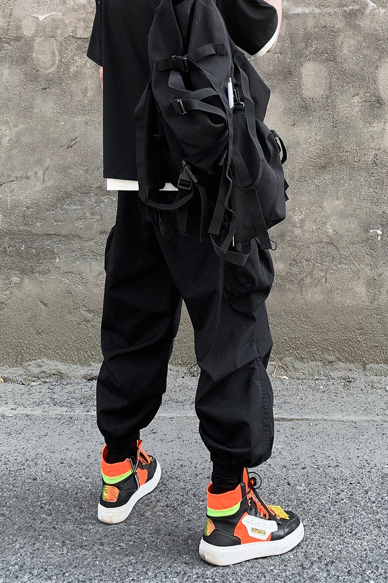 

2020 New Men's Casual Pants Loose Casual Overalls Korean Fashion Trendy Pants Pants Street Sports Ankle-Length Pant