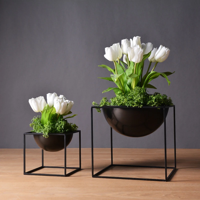 Подставка для цветов напольный балкон гостиной круглый горшок растений полка