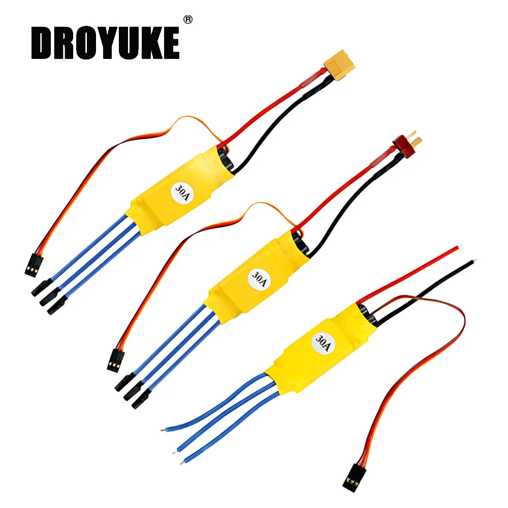 Контроллер скорости бесщеточного двигателя XXD 30A ESC RC BEC T-rex F450 вертолет лодка для