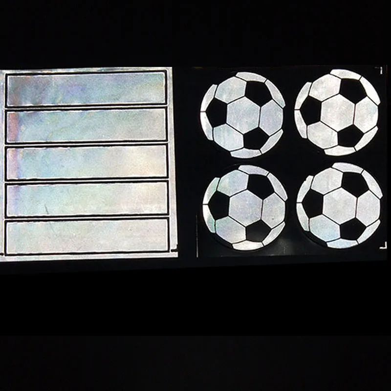 Мейлит 500 светящаяся футбольная отражающая наклейка для автомобиля, мотоцикла, велосипеда, самоката, сумки и шлема.