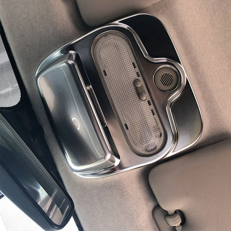 

for Mercedes Benz Smart 453 2015-2020 Car Silver ABS Skylight Switch Cover Trim Interior Car Accessories