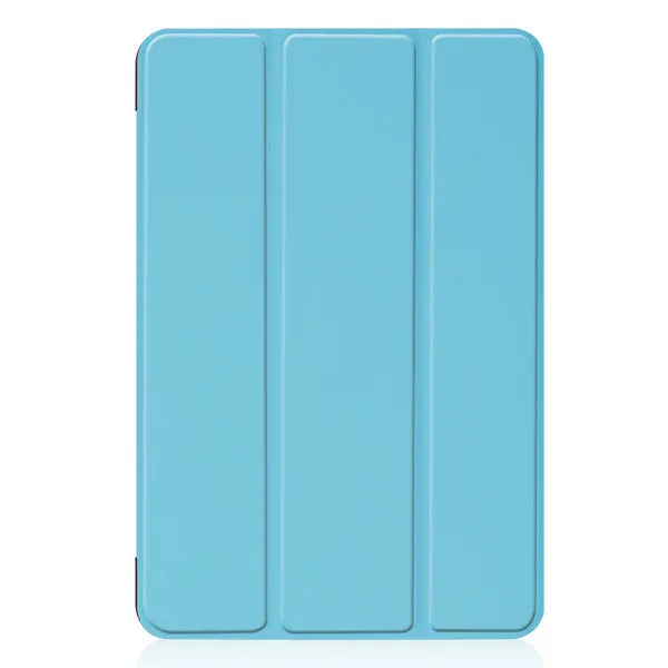 mini45 sky blue Высококачественный чехол для iPad Mini 4 Mini 5 из искусственной кожи, чехол с тройной подставкой, смарт-чехол для iPad Mini 5, чехол Funda - Цвет: mini45 sky blue