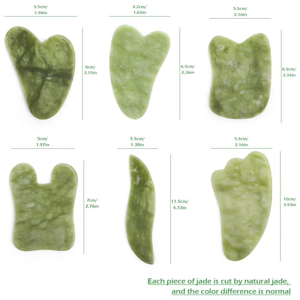 Массажер гуаша для лица с нефритом камень Xiuyu подтяжки массажная доска