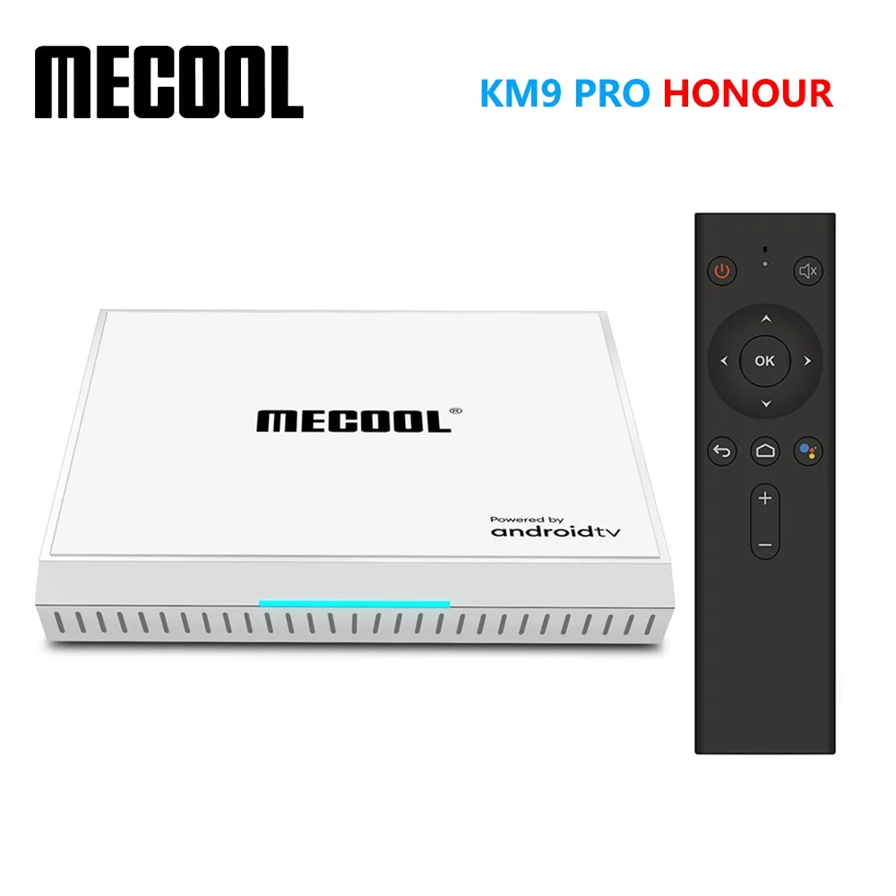 ТВ приставка MECOOL KM9 PRO на Android сертифицированный Google медиаплеер 4 Гб ОЗУ 32 ПЗУ Amlogic