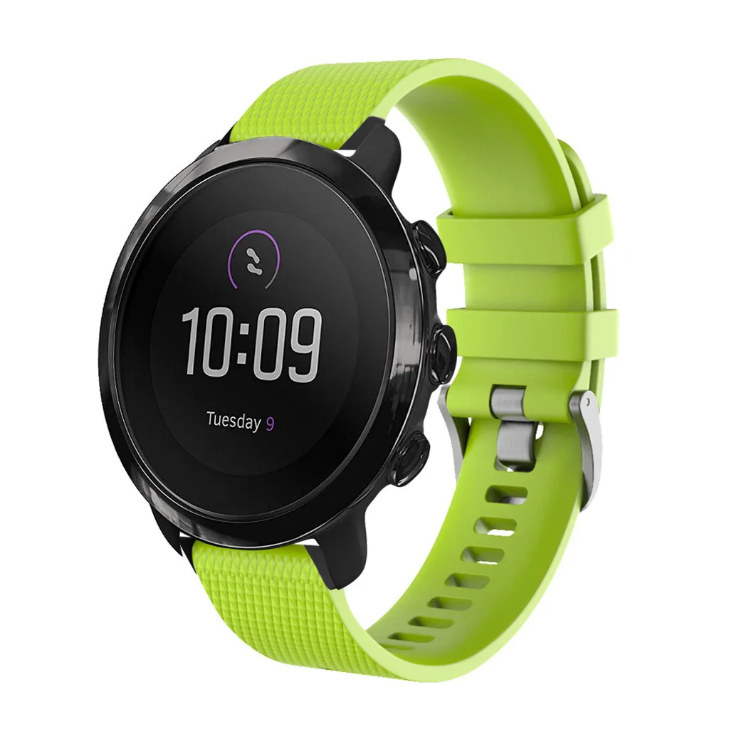 Large Silicone WatchBand WristStrap Bracelet Replacement For SUUNTO 3 Fitness Sports Colorful Wristband SmartWatchs Accessories |