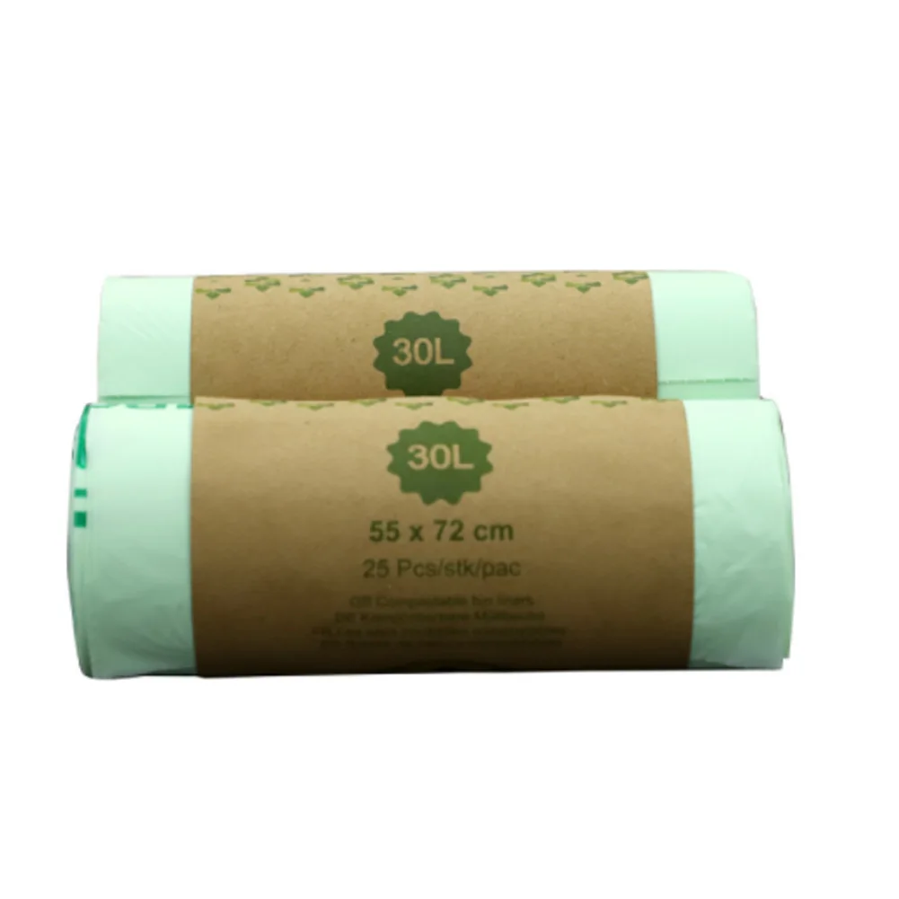 25 шт мешки без загрязнения 30л маленькие компостируемые прочные для мусора