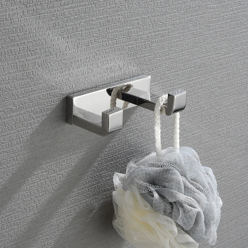 Sus304 крючок из нержавеющей стали для ванной пальто ключей многорядный двери за