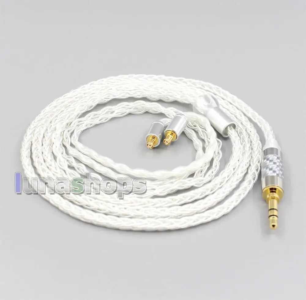 

LN006542 8 Core Silver Plated OCC Earphone Cable For Audio Technica ath-ls400 ls300 ls200 ls70 ls50 e40 e50 e70 312A