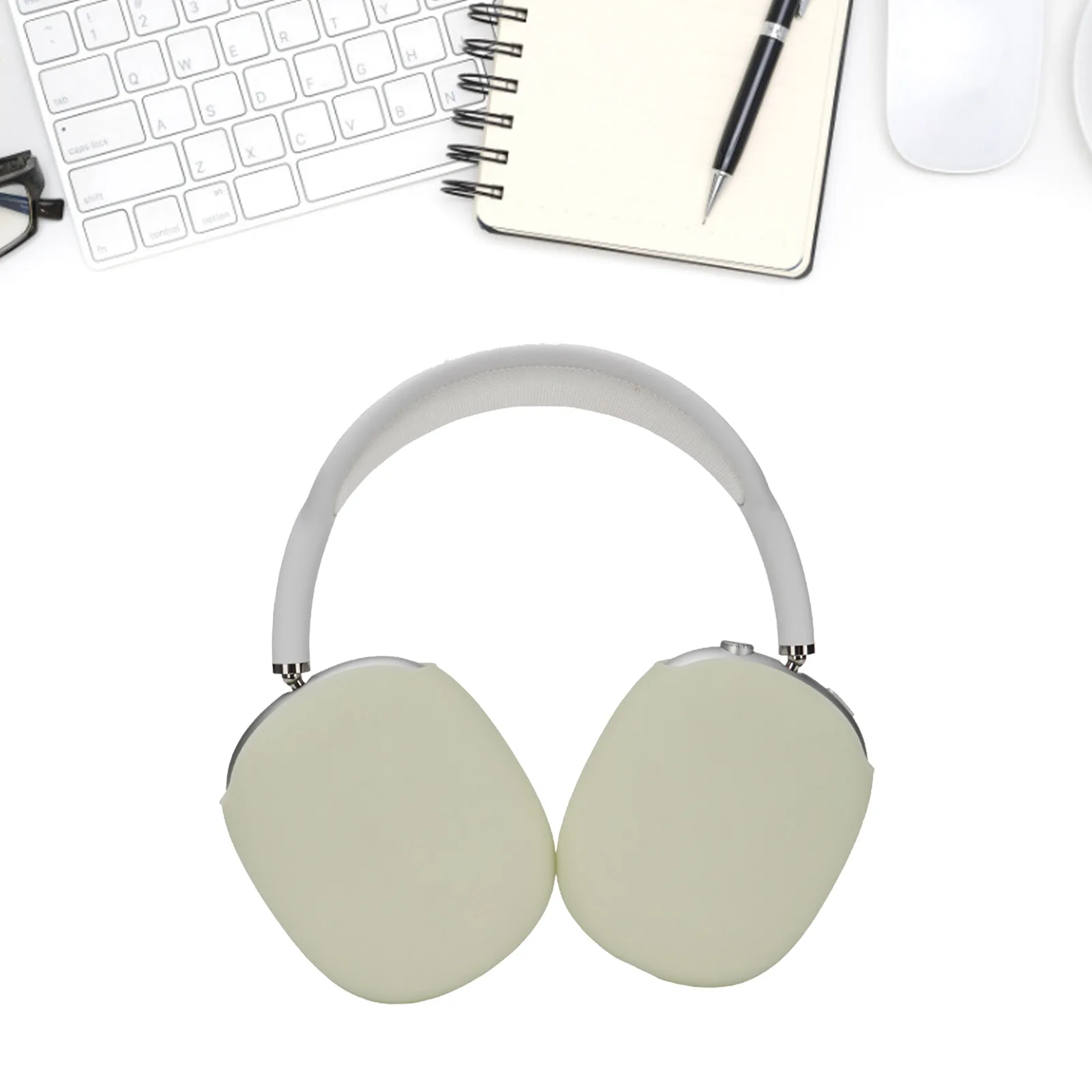 Мягкий силиконовый чехол для Apple Airpods Max защитный беспроводных наушников с