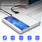 Внешний DVD-привод Deepfox, поддержка подключения ТВ с интерфейсом USB 3,0 и Type C, дистанционное управление