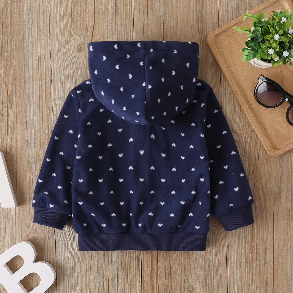 Куртка с капюшоном для новорожденных мальчиков и девочек толстая верхняя одежда