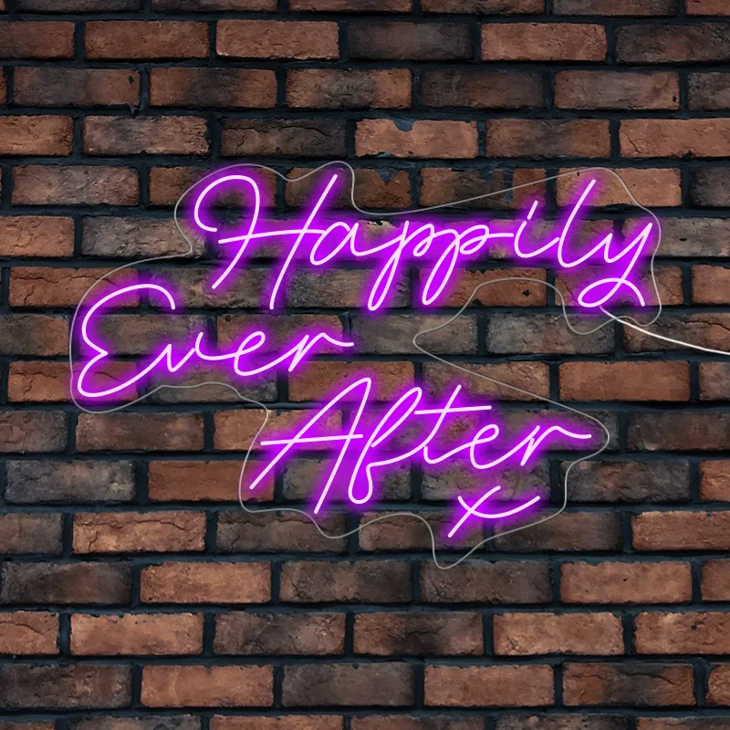 

LED Custom Billboard Letter Flexible Transparent Acrylic Neon Light Party Background Wall Decoration Restaurant Bar