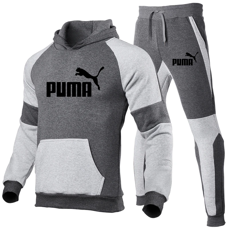 

2020 autumn and winter hot-selling brand two-piece thick hooded sportswear men and women sportswear gym fitness training sweatsh