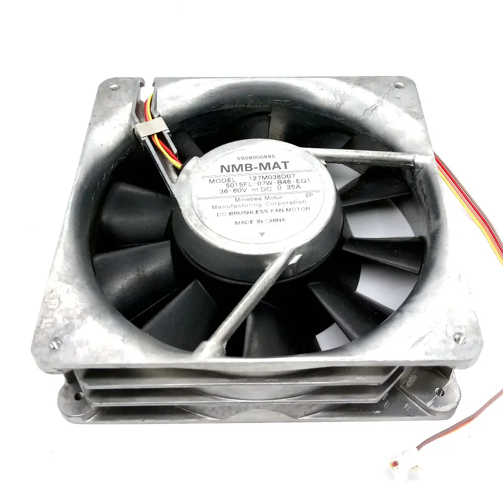 Оригинальный NMB-MAT 127M038D07 5015FL-07W-B46-EQ1 30-36V 0.35A алюминиевая рама Вентилятор охлаждения