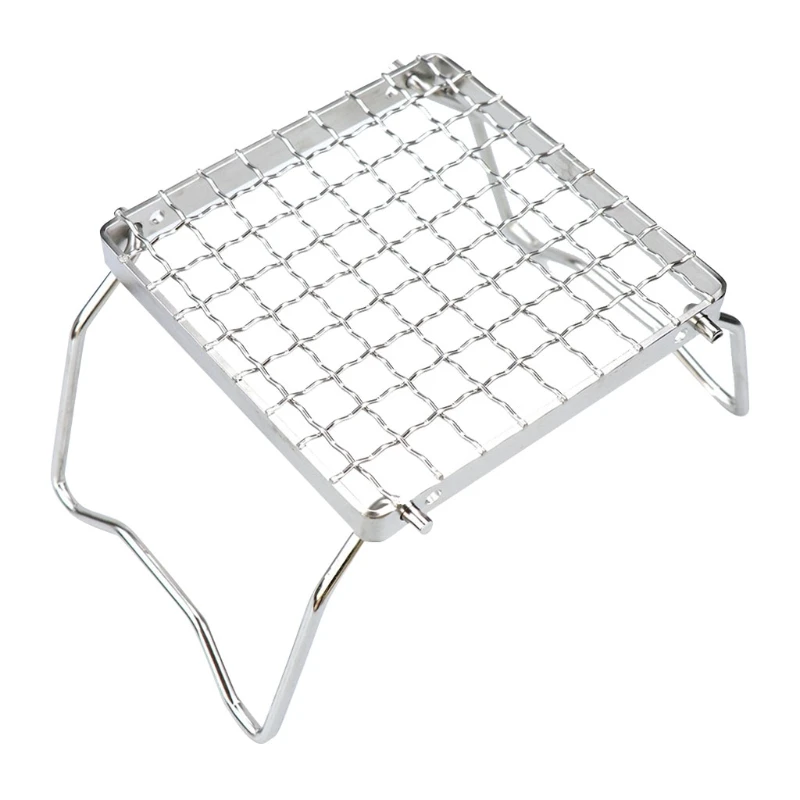 M17D Campfire Grill Folding Heavy Duty Portable Camping 304 Stainless Steel Material Grate with Leg and Carry Bag | Дом и сад