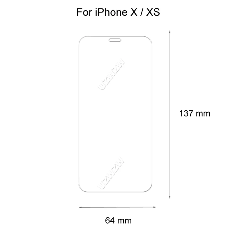 Для iPhone X XS XR Max HD Премиум Закаленное стекло Защита экрана Защитное для | Мобильные