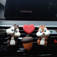 new car aromatherapy cute chipmunk pine cone car air conditioning vent diffused plaster ornaments