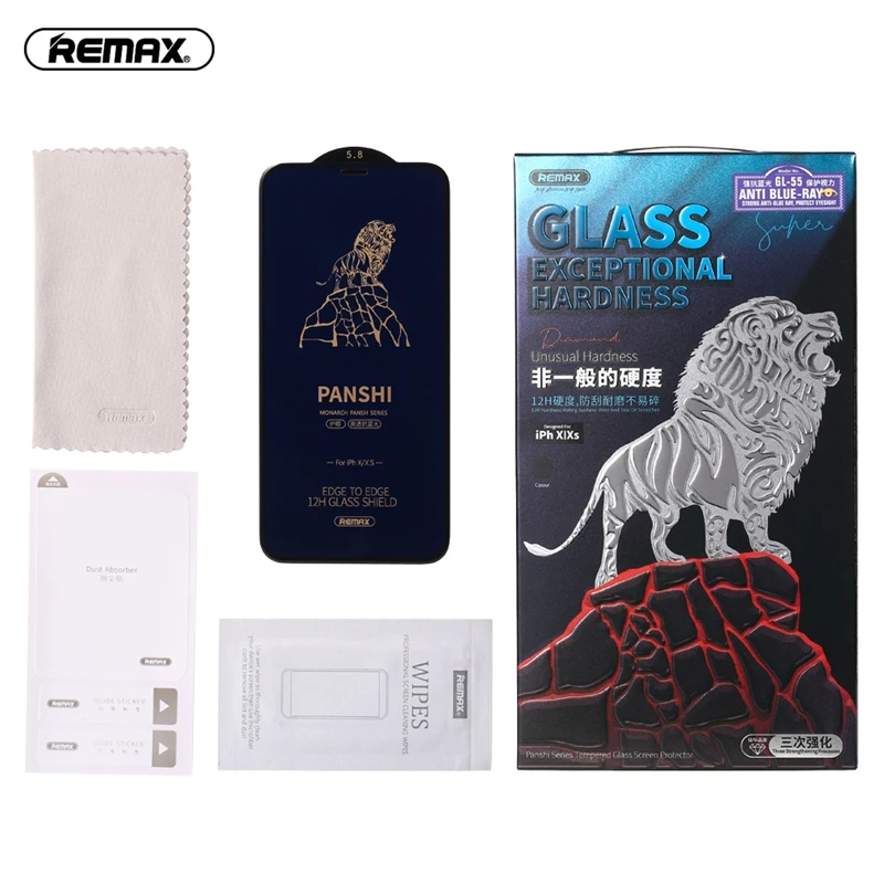 Новый-remax Meteorite 12h ультратонкий 0 4 мм 9d анти-Blu-Ray полноэкранное покрытие из