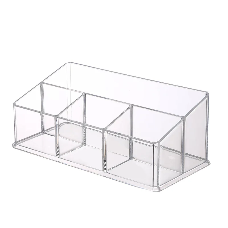 Большой акриловый Органайзер для макияжа коробка хранения косметики держатель