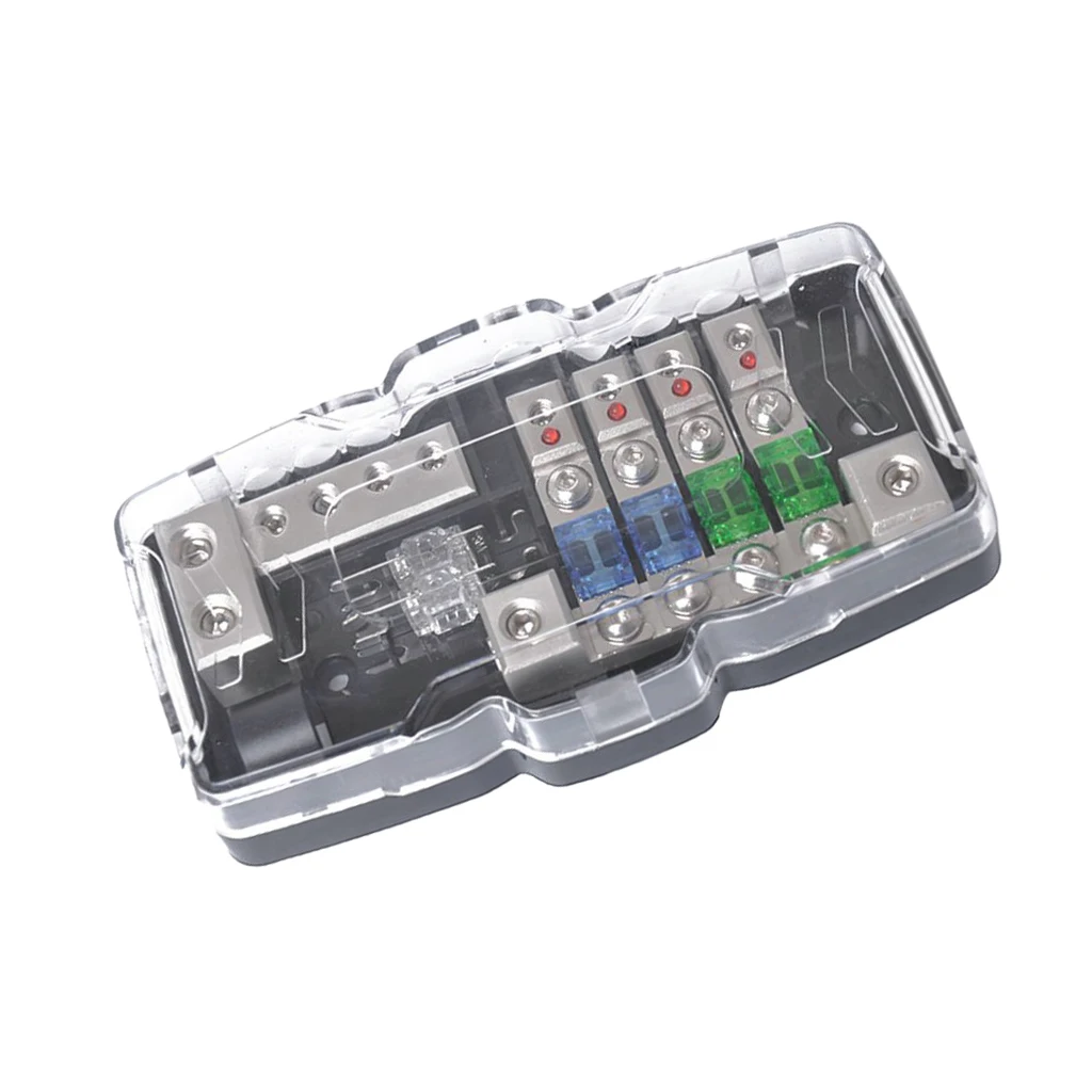 

Car RV Audio ANL Fuse Holder Power Distribution Block Electronic Waterproof