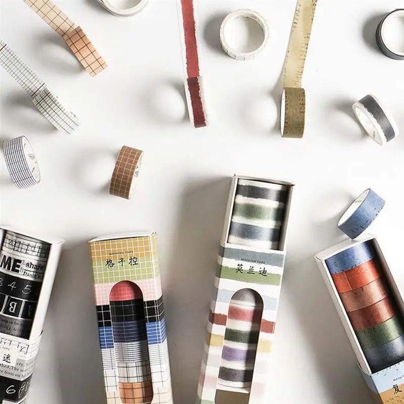 

4 Boxes Beautiful Washi Tape Scrapbook Decorative Tape DIY Accessories