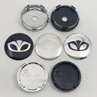 4 шт. 56 мм 60 мм Daewoo центральный колпак на колесо автомобиля Badge обложки эмблема наклейка для Матиз Lanos Nubira Lacetti Kalos Magnus Tosca Стайлинг